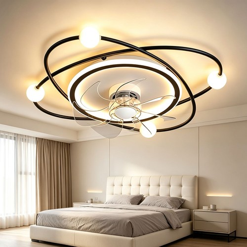 Modern orbit ceiling - orbit, fan