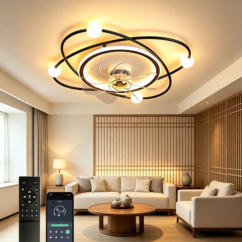 Black modern orbit - modern, ceiling