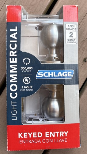 Schlage orbit keyed entry door - orbit,
